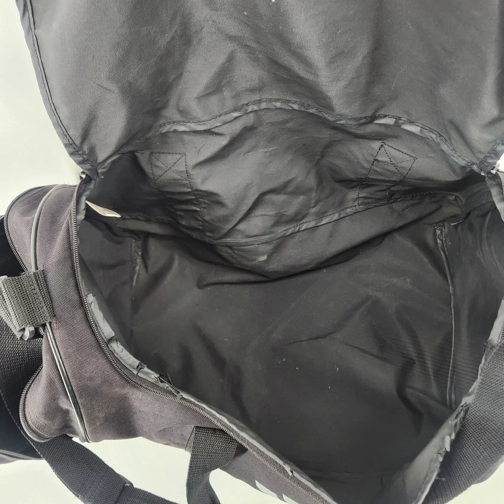 Adidas Black 24 inch Duffel Bag Large Logo Gym Travel‎ Sports Weekender Bag